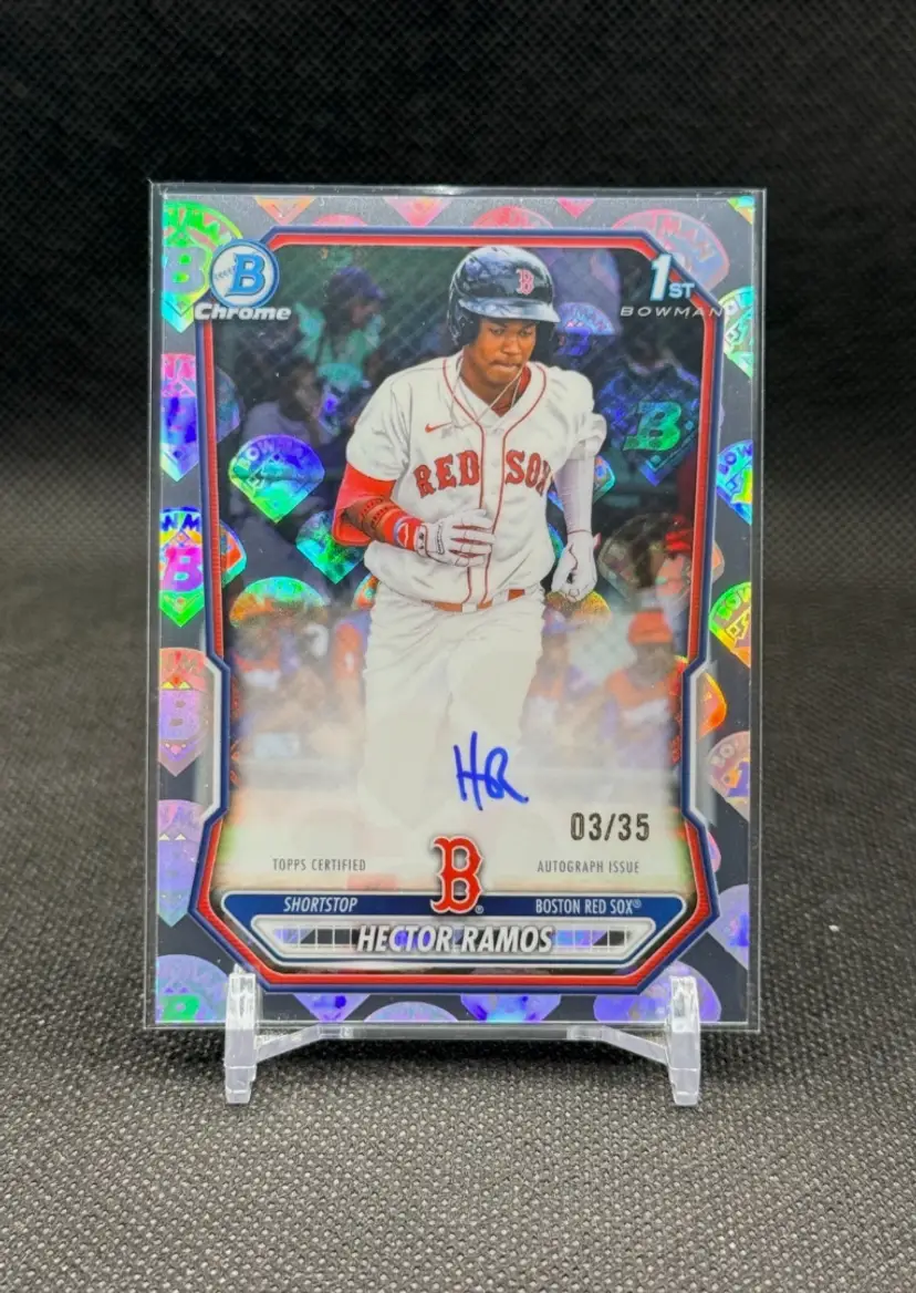 Hector Ramos 2026 Bowman Chrome 1st Bowman Logofractor Autograph /35