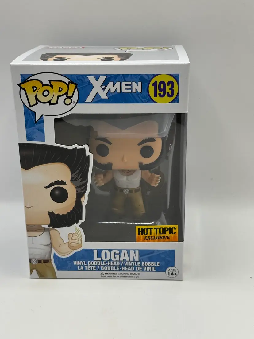 Funko Pop! - X-Men - Logan # 193 - Hot Topic Exclusive + Protector
