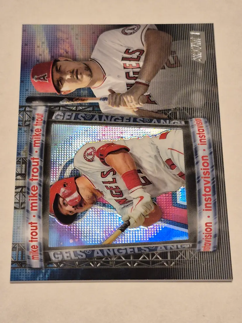 Mike Trout 2020 Topps Stadium Club Instavision #IR-MT