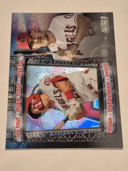 Mike Trout 2020 Topps Stadium Club Instavision #IR-MT