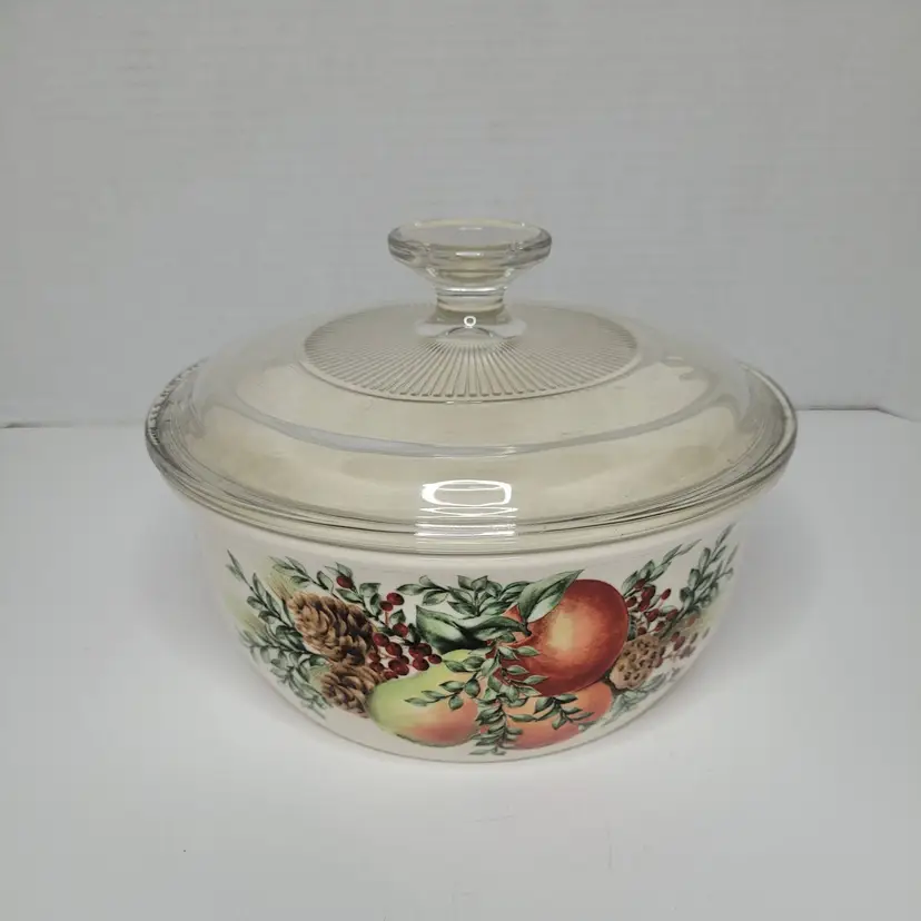 Lenox Williamsburg Boxwood and Pine 1.5 quart Covered Casserole Dish