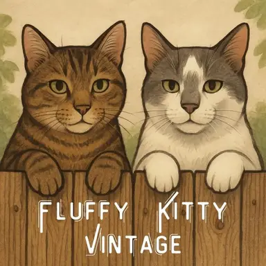 Fluffy Kitty Vintage