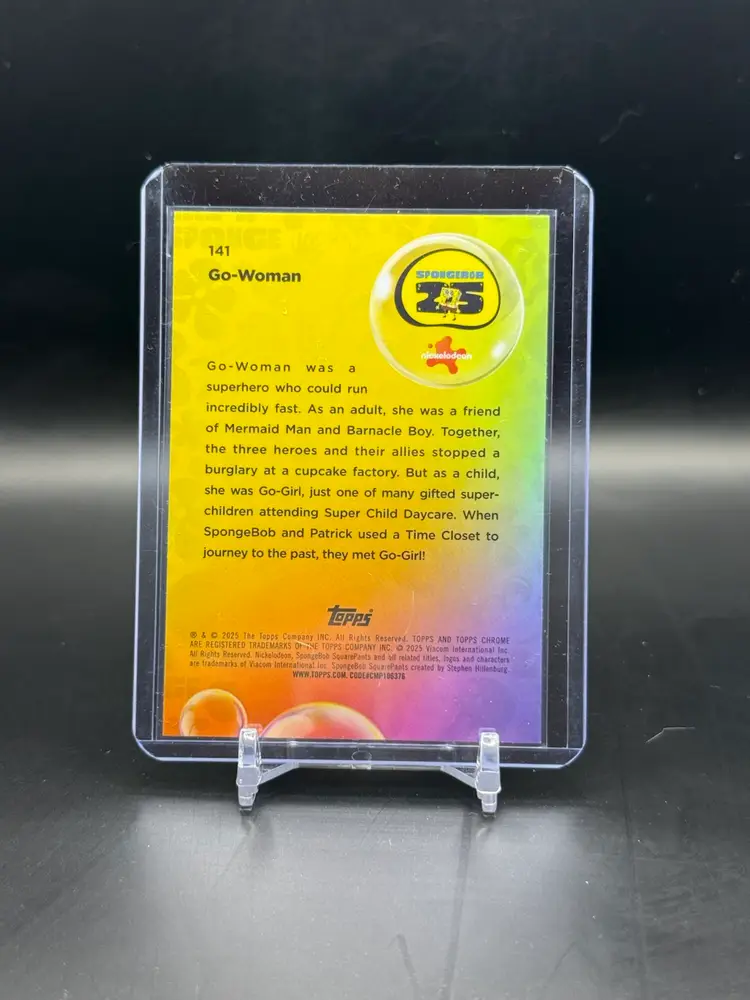 Single - 2025 Topps Chrome SpongeBob - Go-Woman 114/150