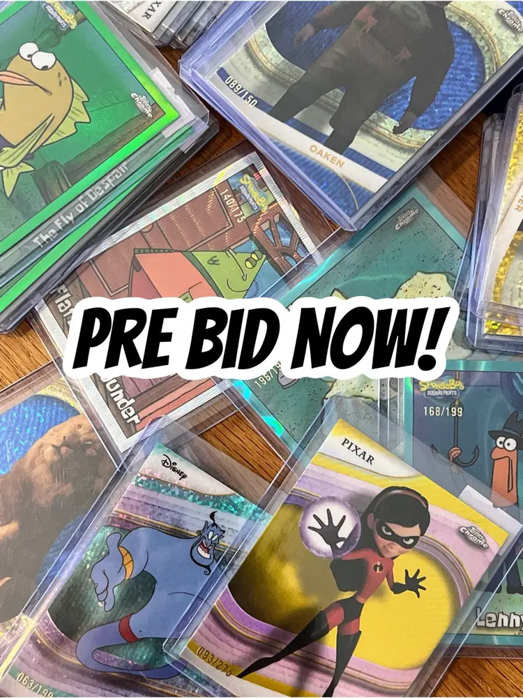 Topps Chrome Disney & SpongeBob Singles 