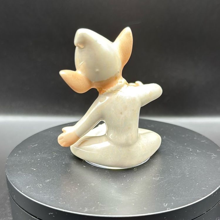 Holt Howard Pixie Candle Hugger 3 1/4” Crazing Around Neck