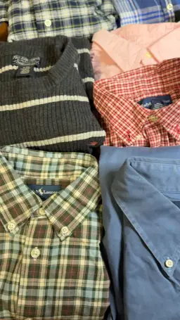 Lot Of 14 - Mens, Kids Ralph Lauren, Polo, Long Sleeve, Short Sleeve, Button Up, Linen