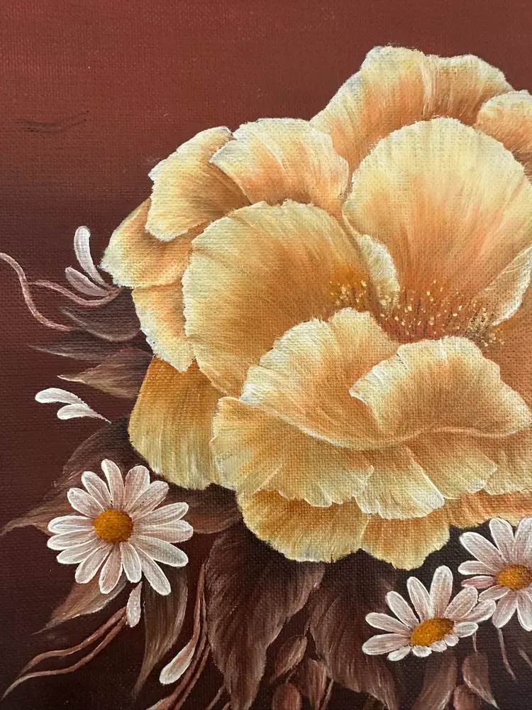 Vintage Original Oil Painting On Board Signed Stunning 11x14