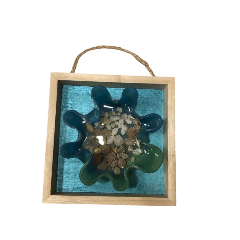 Unique Handmade Seashell Small Wall Art