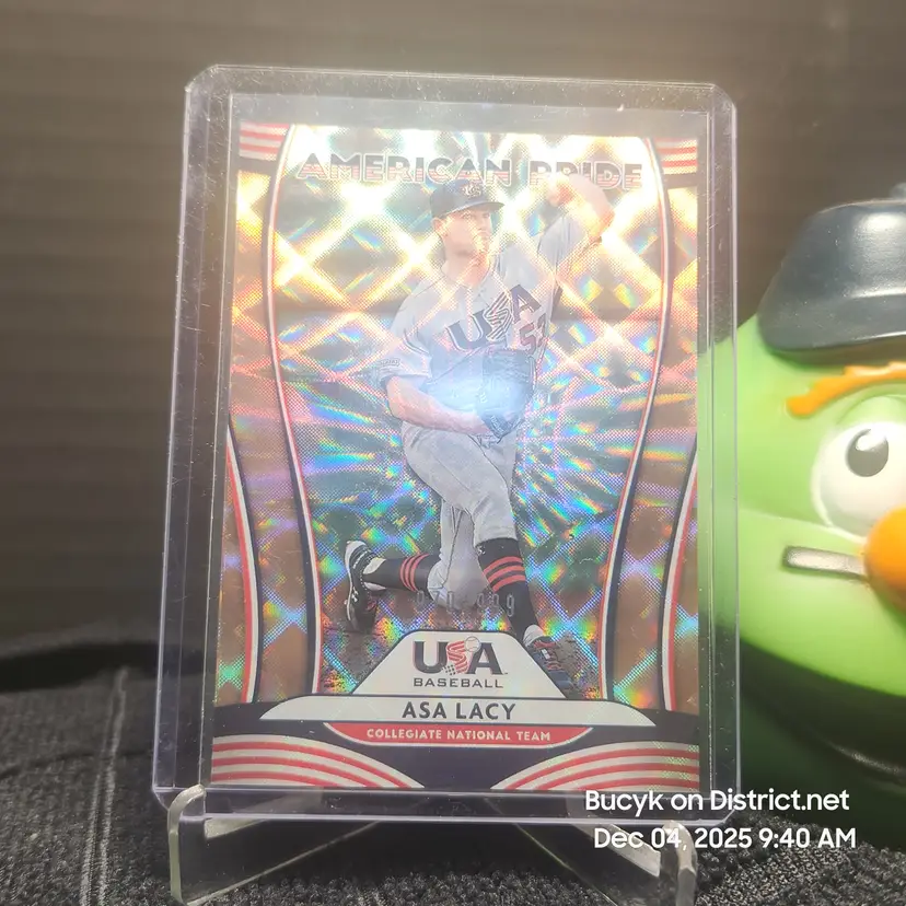 2020 Donruss Team USA - Asa Lacy Kansas City Royals 970/999