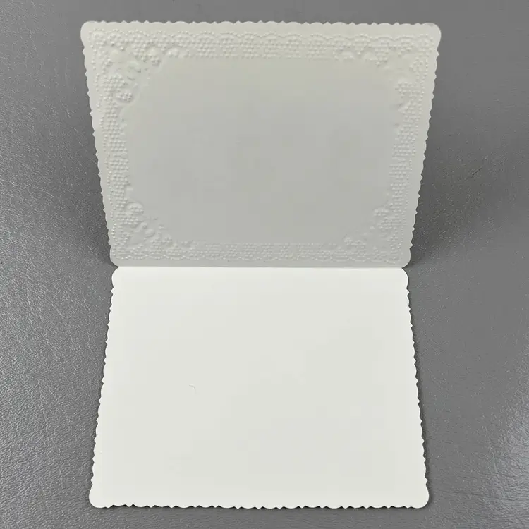 Vintage Hallmark Greeting Card Historical Collection Cat Kittens Basket Embossed