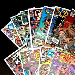 CONAN the Barbarian Adventurer & King Lot of 12 Comics Marvel L@@k!