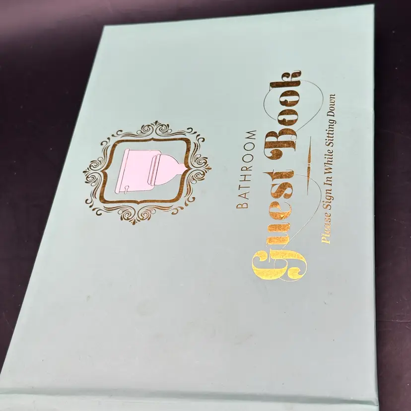 Knock Knock Bathroom Guest Book (50012) - Hardcover By Knock Knock - VERY GOOD