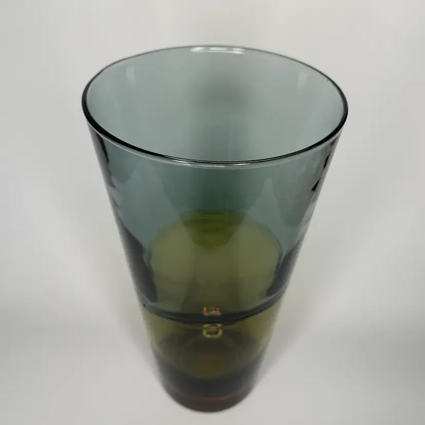 Large Crate & Barrel Art Glass Vase