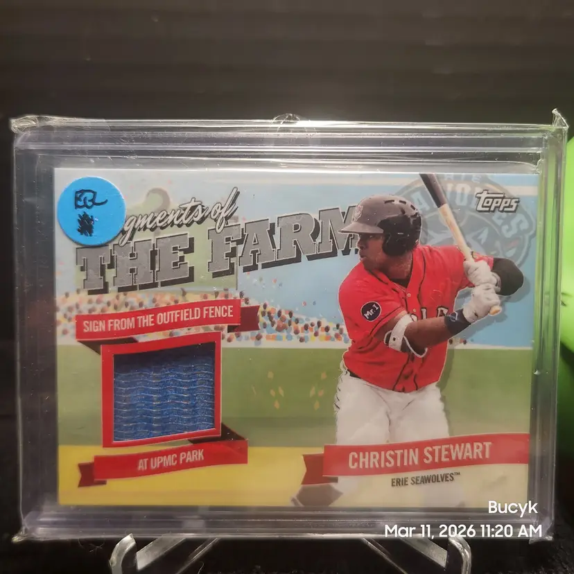 2018 Topps Pro Debut  Farm Relics - Christian Stewart Detroit Tigers
