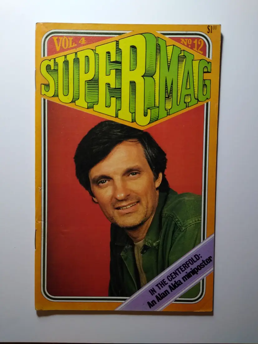 MASH TV Show SuperMag Magazine 1980 Retro Alan Alda Mini Poster Pop Culture