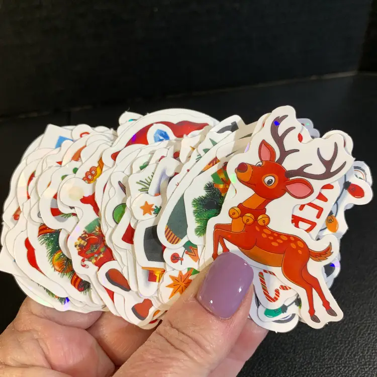 50-Christmas Stickers