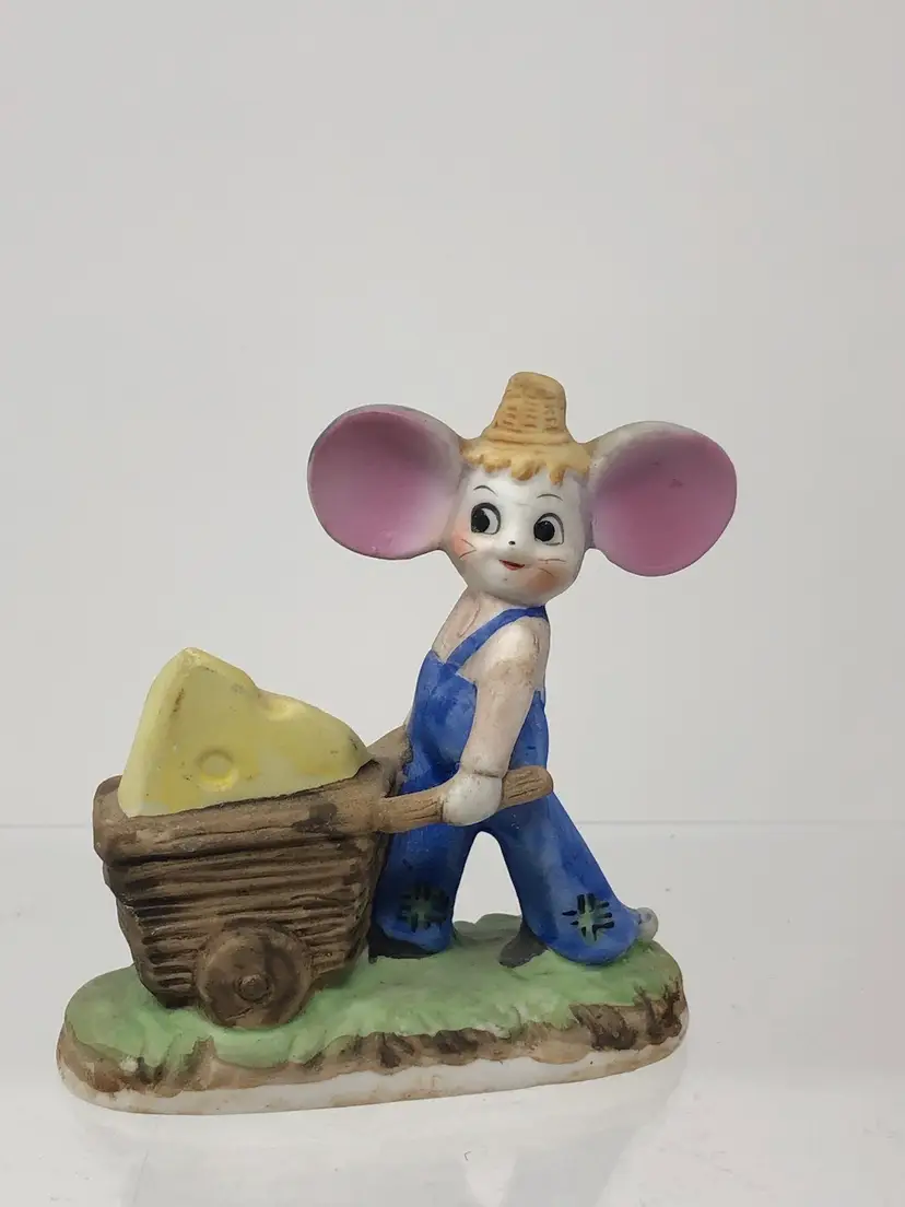 I'm All Ears! Busy Mouse Ceramic Figurine