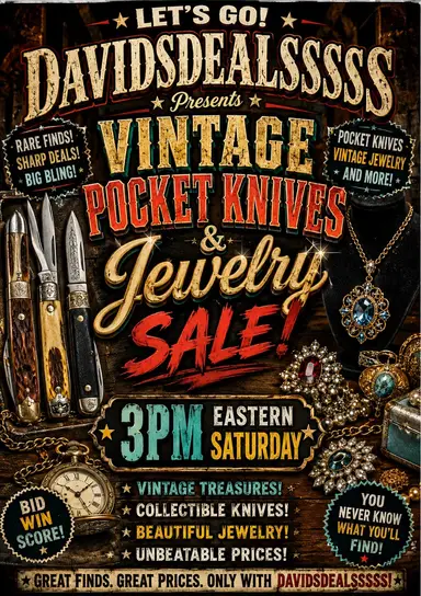 Vintage Pocketknives And Jewelry And Stuff
