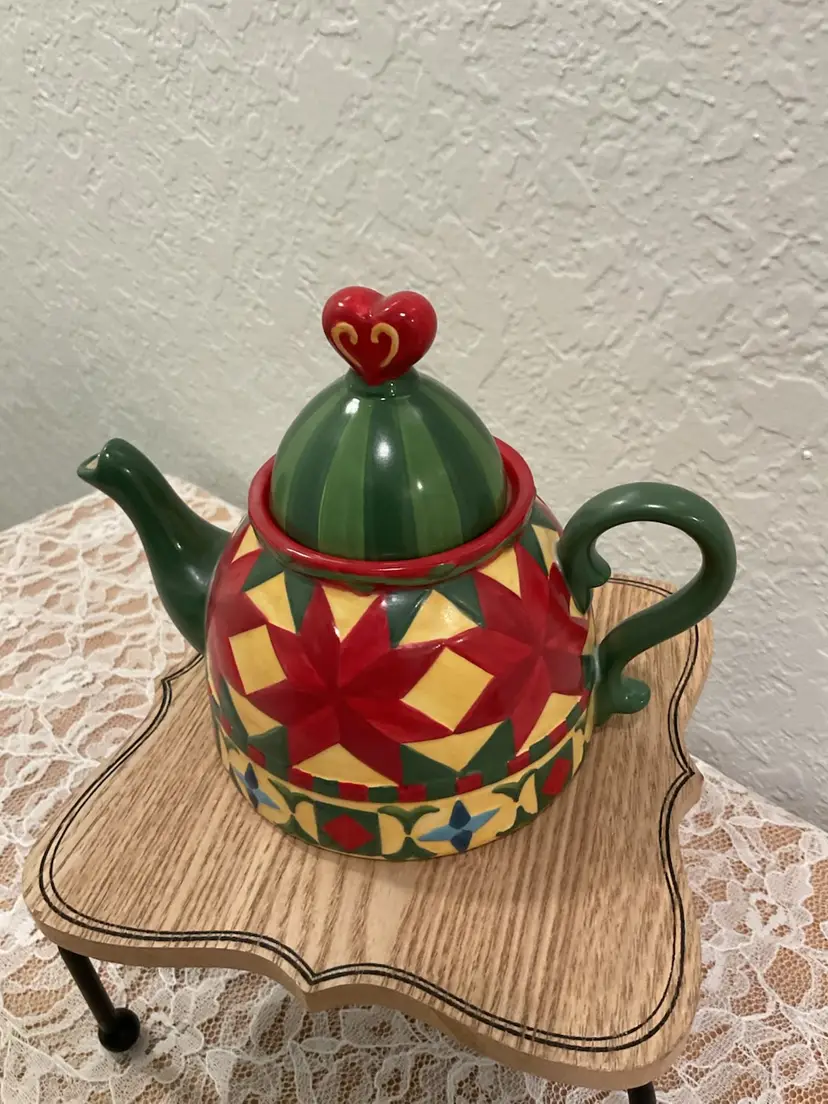 Jim Shore Heartwood Creek Teapot