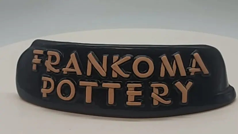 VINTAGE FRANKOMA POTTERY RETAIL STORE SIGN