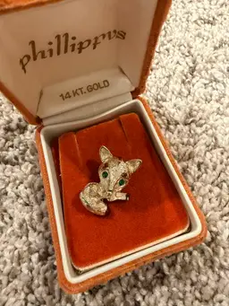 Cute Fox Brooch