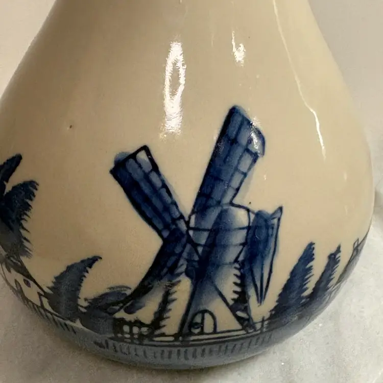 Dutch windmills hyacinth vase for bulb forcing