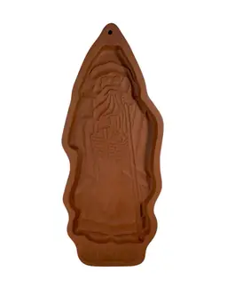 Longaberger St Nick Cookie Shortbread Stoneware Mold 1993