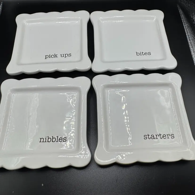 Mudpie Appetizer Plates