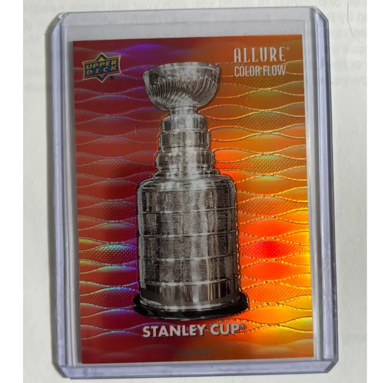 2023-24 Upper Deck Allure Stanley Cup Color Flow Red-Orange SP