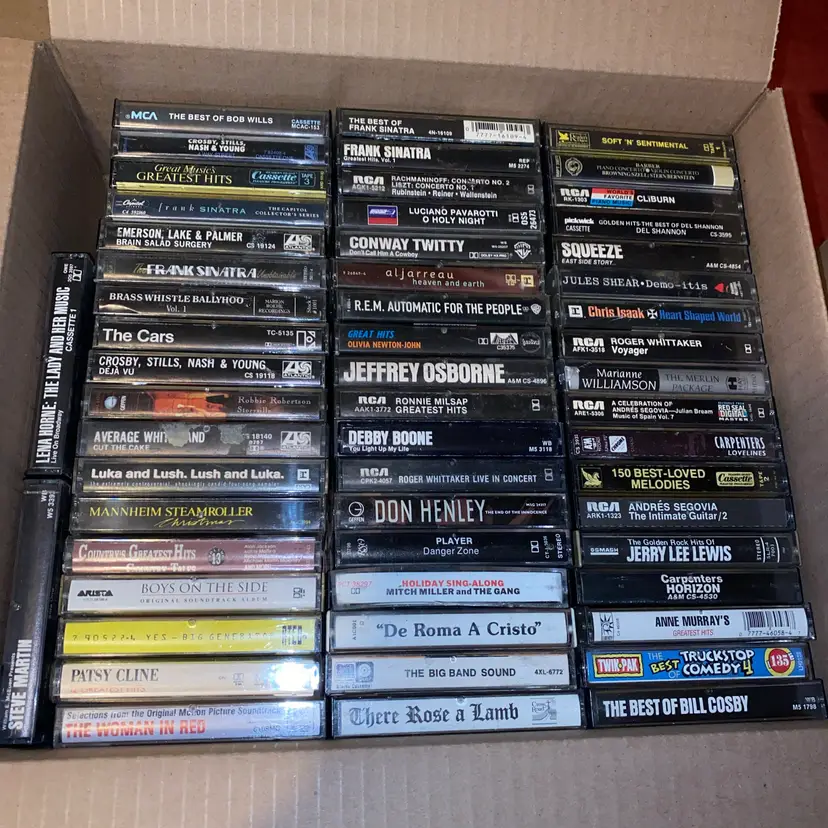 56 Used Cassette Tapes