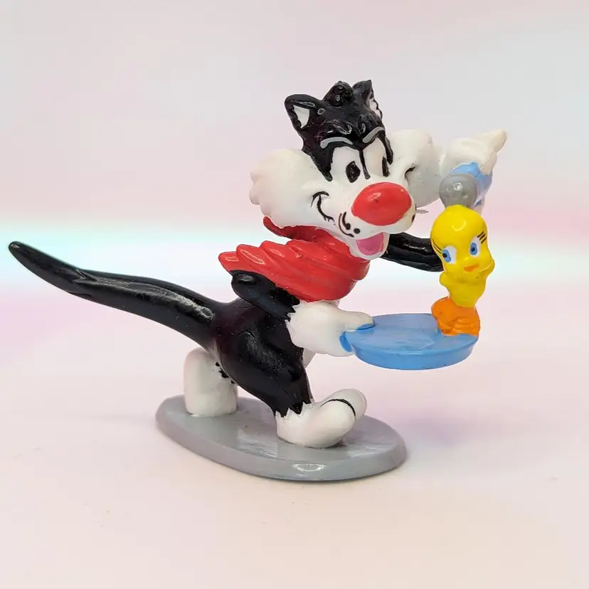 Sylvester Cat And Tweety Bird Looney Tunes PVC Figure Applause toy figurines 1990