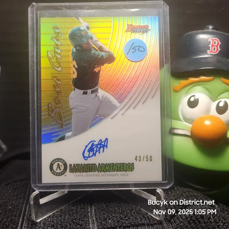 2017 Bowman's Best Best Cuts Auto Gold - Lazarito Armenteros Oakland Athletics 43/50
