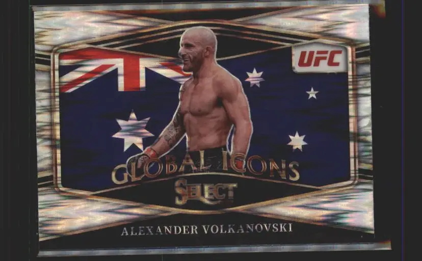 2022 Panini Select UFC #17 Alexander Volkanovski Global Icons Flash - ( 137 ) -