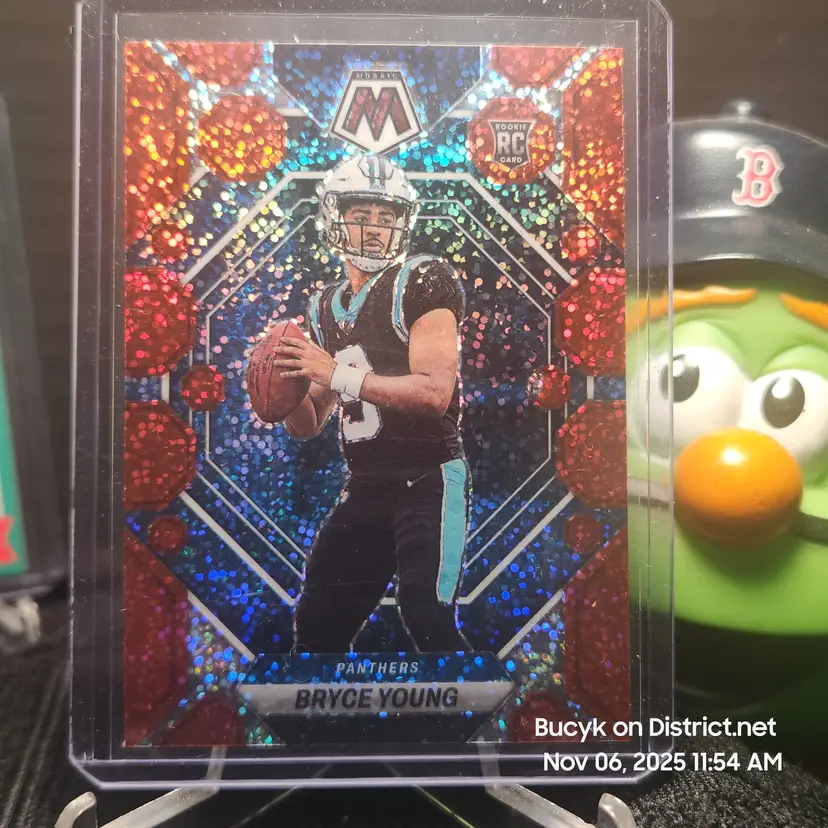 2023 Panini Mosaic Red Sparkle - Bryce Young Carolina Panthers