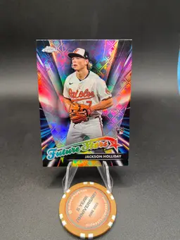 Jackson Holliday Future Stars Topps Chrome Logofractor Baltimore Orioles