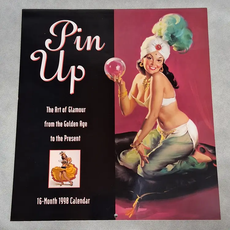 1998 Pin Up Wall Calendar Works for 2026 2037 2043 Gil Elvgren Peter Driben