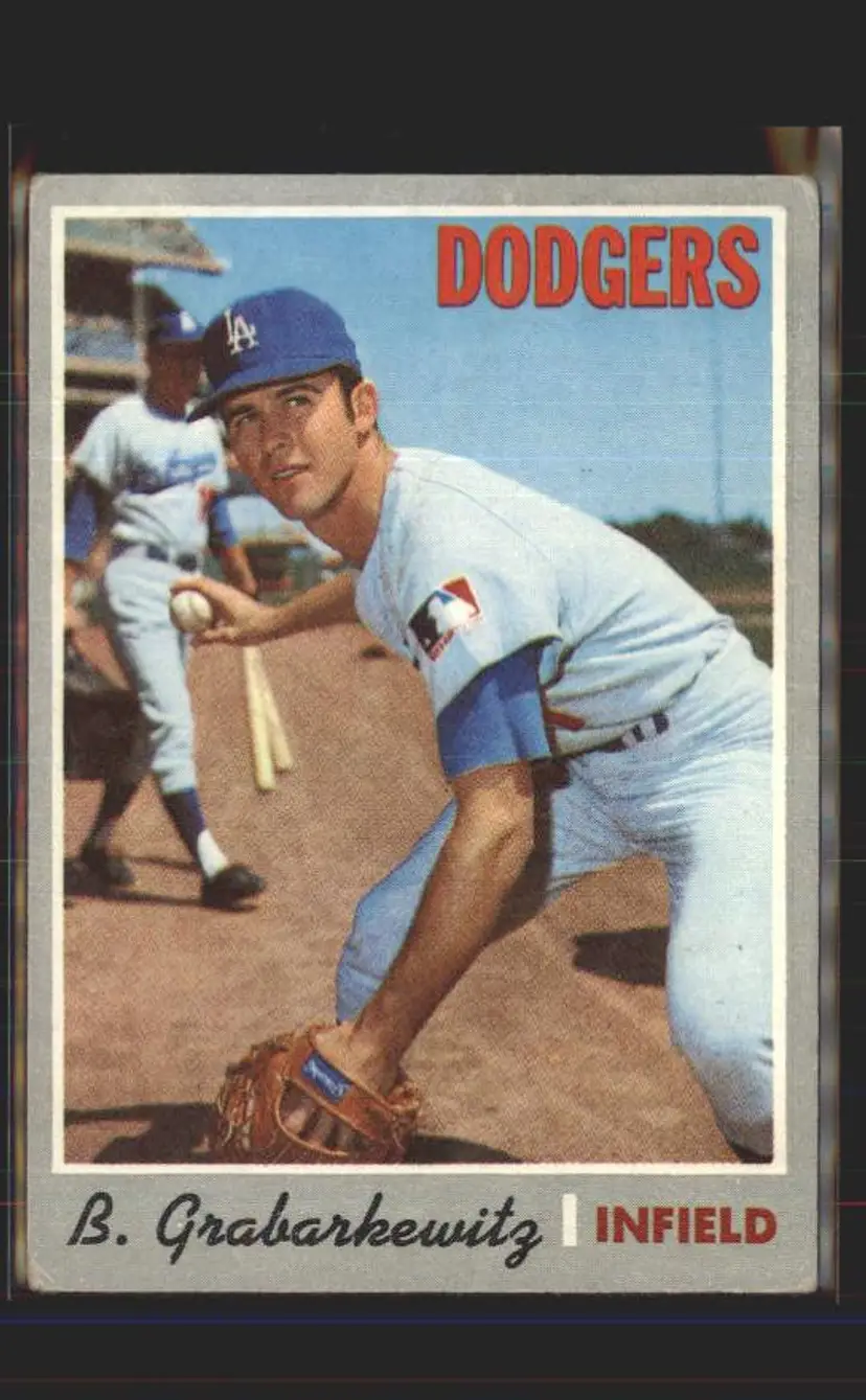 Billy Grabarkewitz 1970 Topps #446 - (pk6) - Los Angeles Dodgers