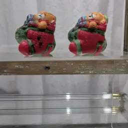 Vtg Jasco Teddy Bear Christmas Candle Climber Holder Toys Stocking Jasco