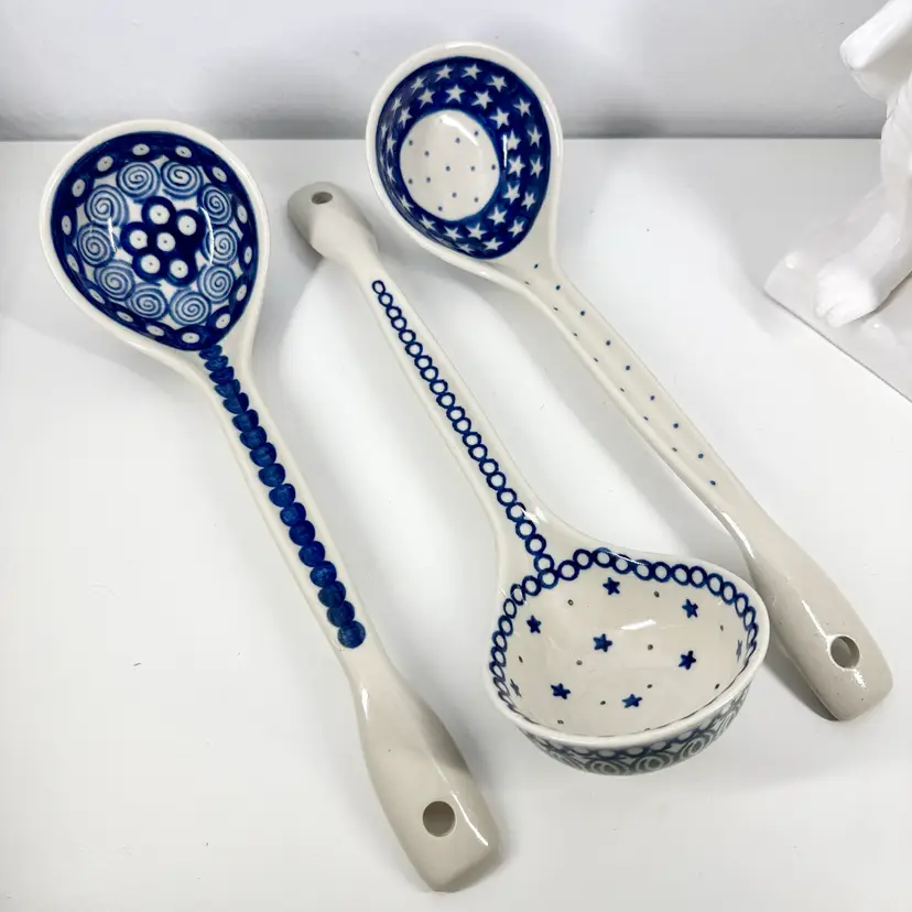 Winners Choice: Choice Of One 12” Polish Boleslawiec Ceramic Ladles