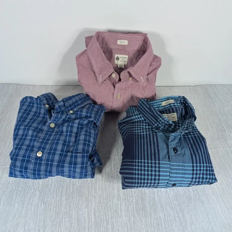 J. Crew Mens Medium Button Ups Bundle - Lot of 3