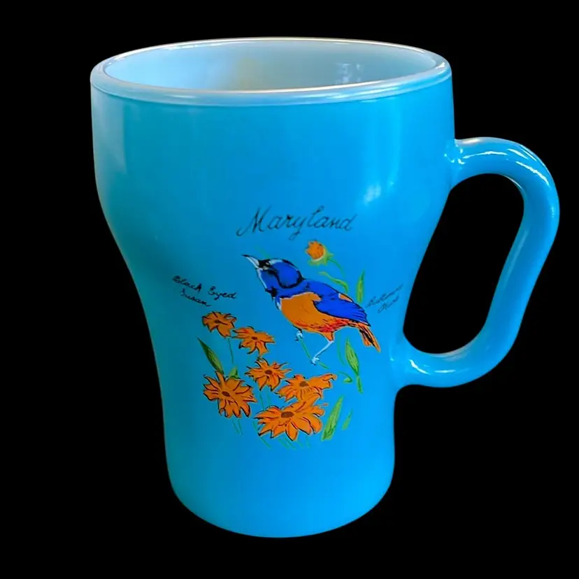 Vintage Fire-King Maryland Coffee Mug