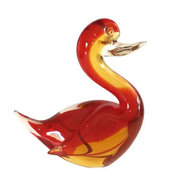 Vintage Murano Hand Blown Glass Duck