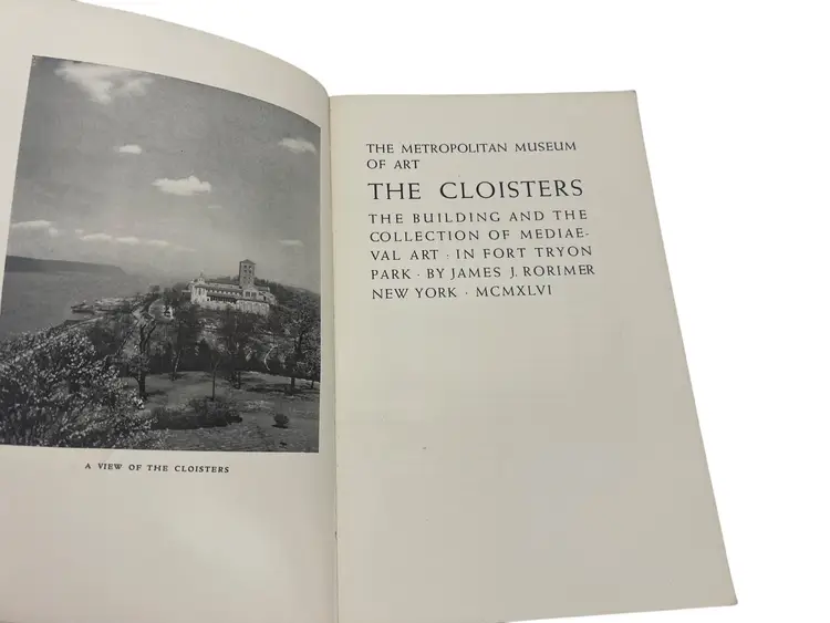 1949 The Cloisters Medieval Art Fort Tryon Park Met Museum Guidebook Illustrated