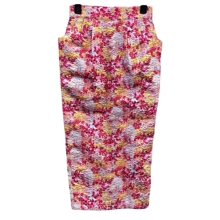LULU'S Pencil Maxi Floral Skirt w/ Liner