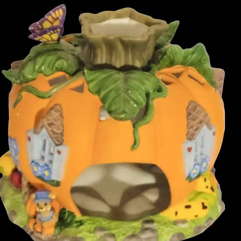 PartyLite Pumpkin Harvest Tealight Holder