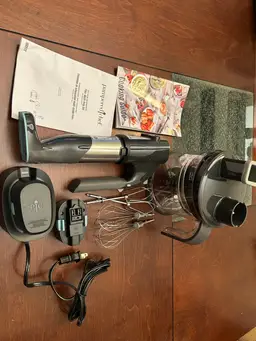Pampered Chef Hand Blender Set.
