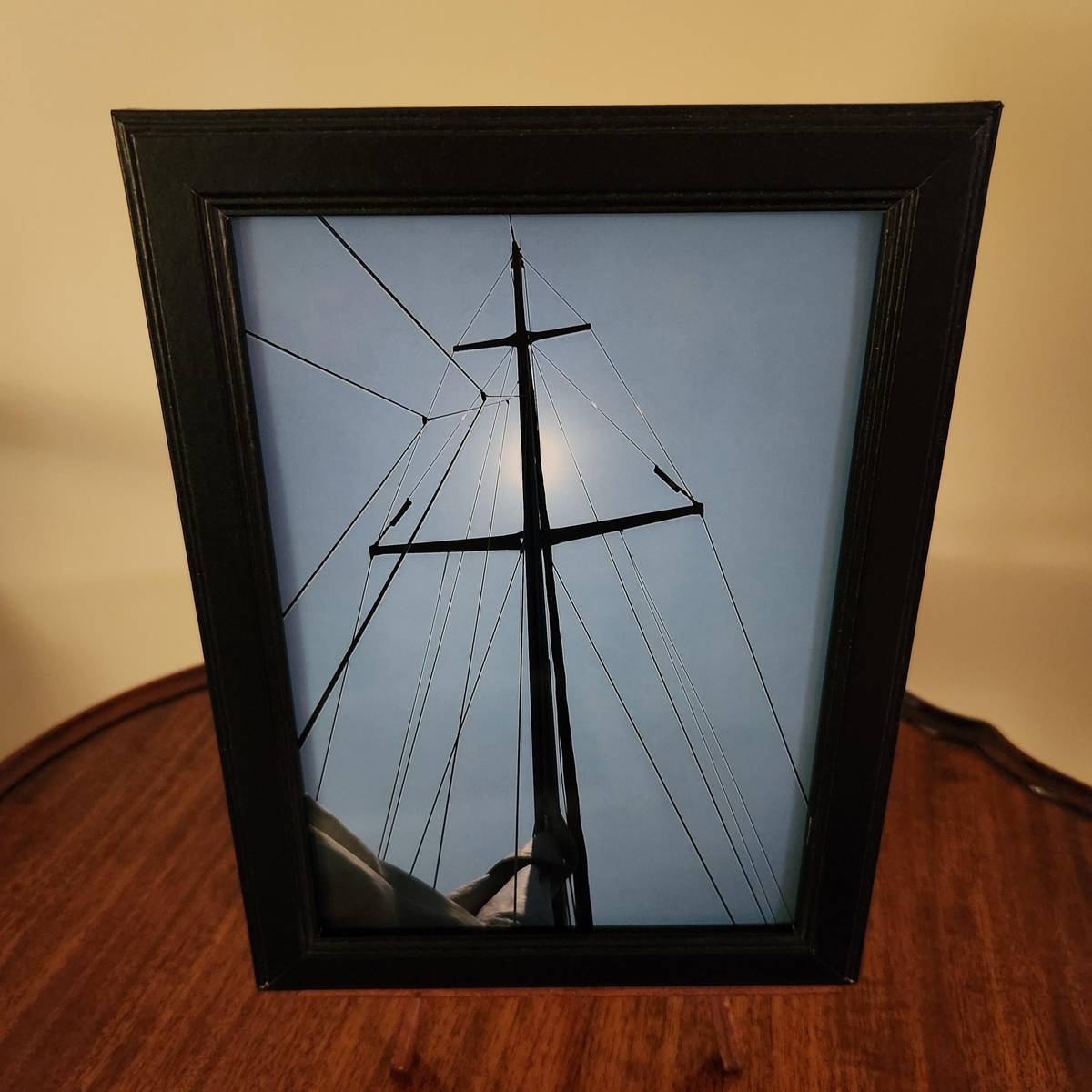 Niknax · Photograph Of Ship's Mast With Sun, 5x7, Frame Not Included
