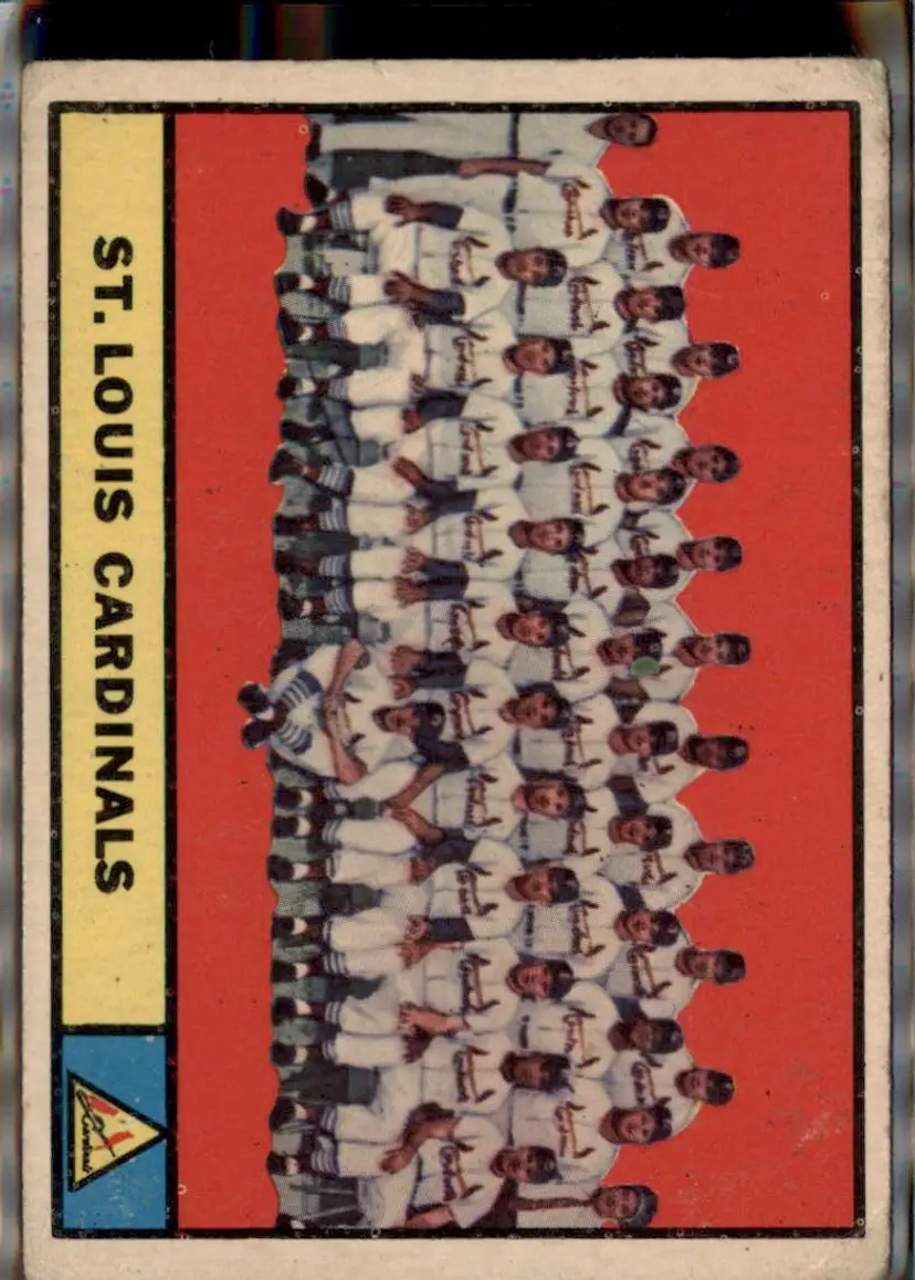 1961 Topps #347 St. Louis Cardinals - ( ) - St. Louis Cardinals