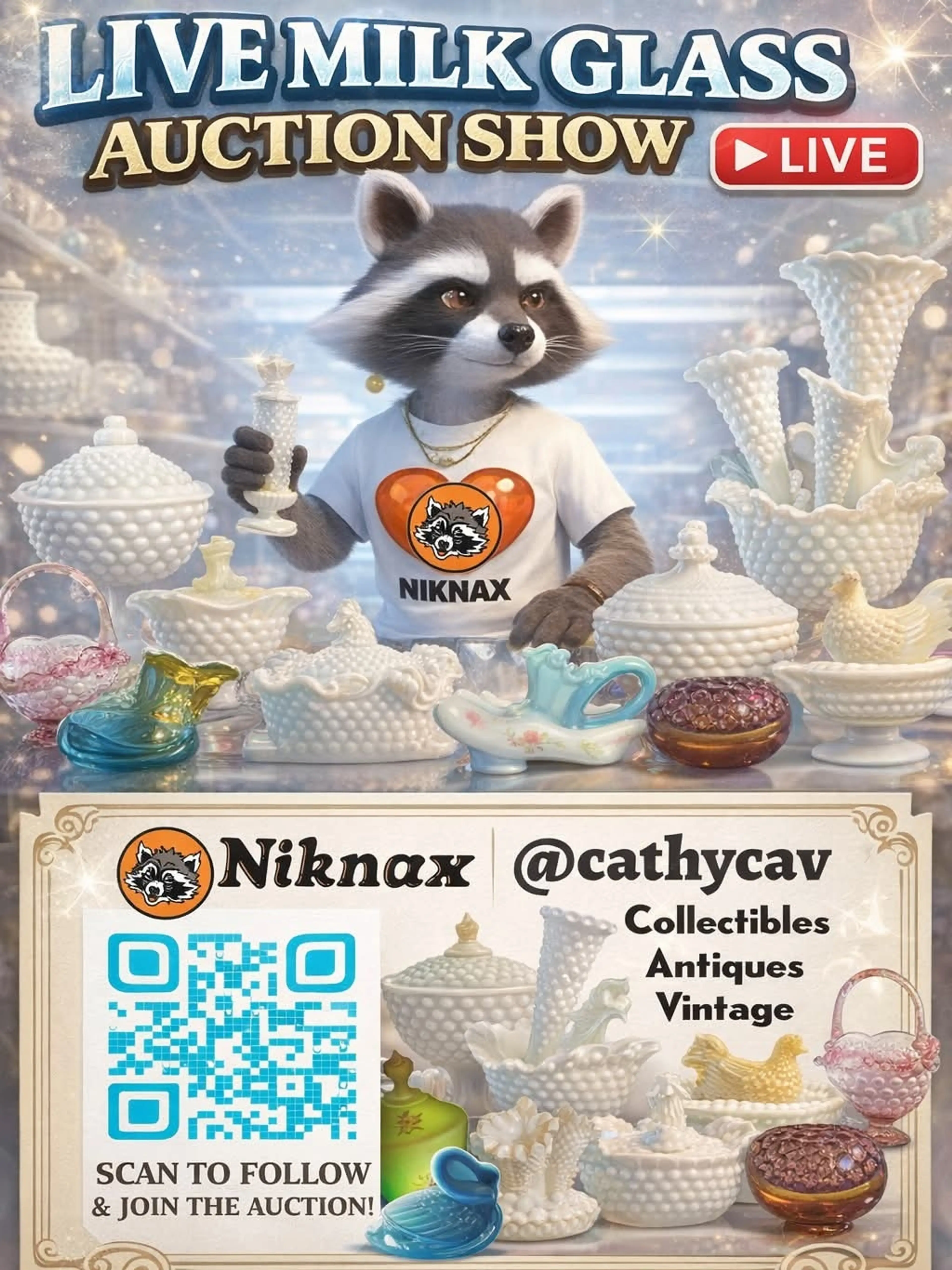 Huge Milk Glass Addiction Show! And Colored 'Milk' Glass Too!!