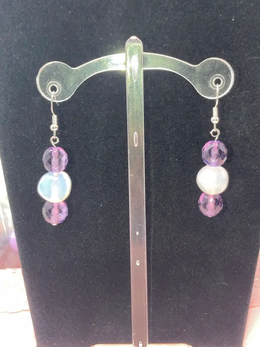 2” Drop Earrings! 925 Sterling Silver Fish Hooks! Made By Me! Handmade!